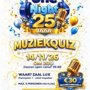 Muziek Quiz 2026 (Uitverkocht)